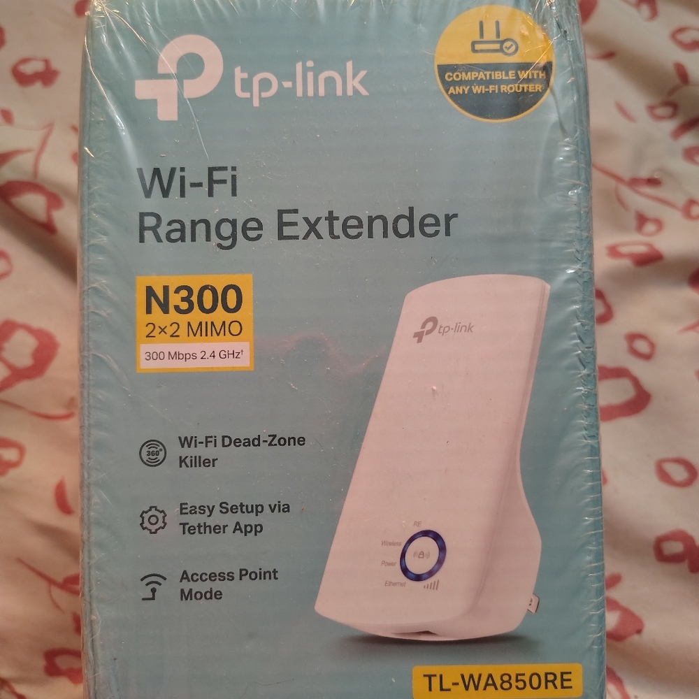 TP-Link N300 Wi-Fi Range Extender - White